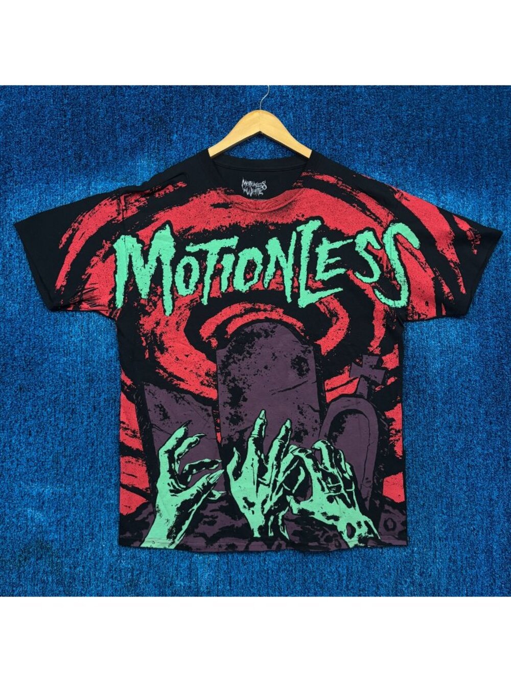 Motionless in White Graveyard Shift Industrial Metal Tee L
